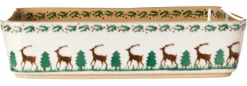 Fashion Large Rectangular Oven Dish Reindeer Food Lover'S Gifts