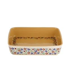 Hot Large Rectangular Oven Dish Wild Flower Meadow Wild Flower Meadow
