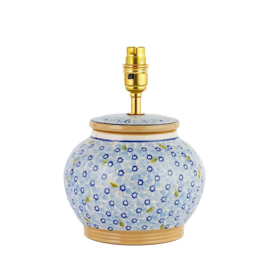 Store Lawn Light Blue 5" Lamp Base Lamps