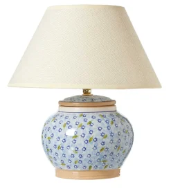 Store Lawn Light Blue 5" Lamp Base Lamps