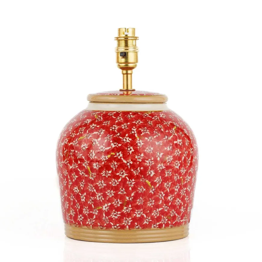 Fashion Lawn Red 7" Lamp Base Lawn