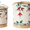 Discount Lidded Sugar Bowl And Small Cylinder Jug Fuchsia Gift Sets