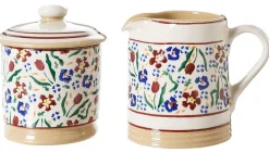 Best Lidded Sugar Bowl And Small Cylinder Jug Wild Flower Meadow Wild Flower Meadow