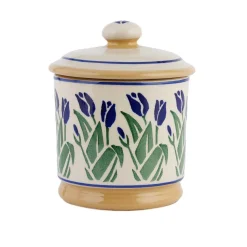 Flash Sale Lidded Sugar Bowl Blue Blooms Mother'S Day