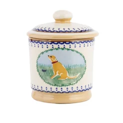 New Lidded Sugar Bowl Dog Landscapes
