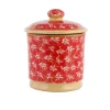 Best Sale Lidded Sugar Bowl Lawn Red Bowls