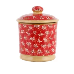 Best Sale Lidded Sugar Bowl Lawn Red Bowls