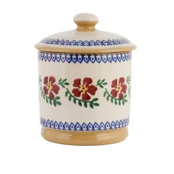 Discount Lidded Sugar Bowl Old Rose Christmas
