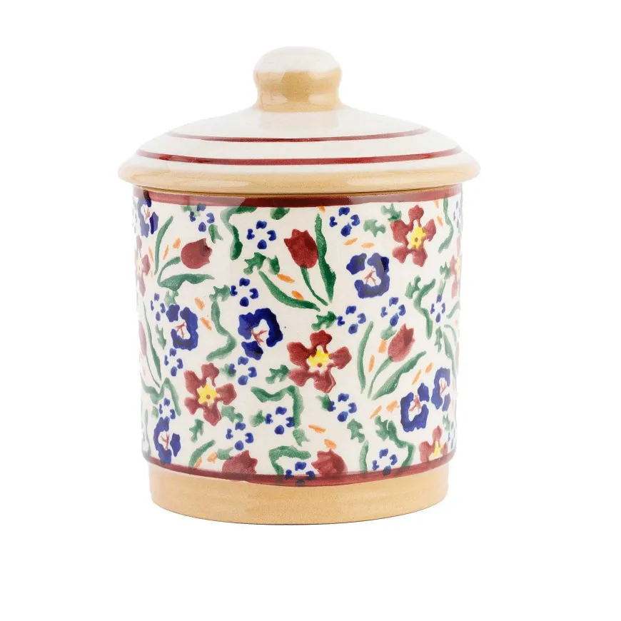 Store Lidded Sugar Bowl Wild Flower Meadow Bowls