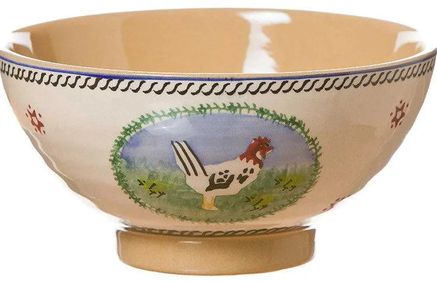 Sale Medium Bowl Hen Landscapes