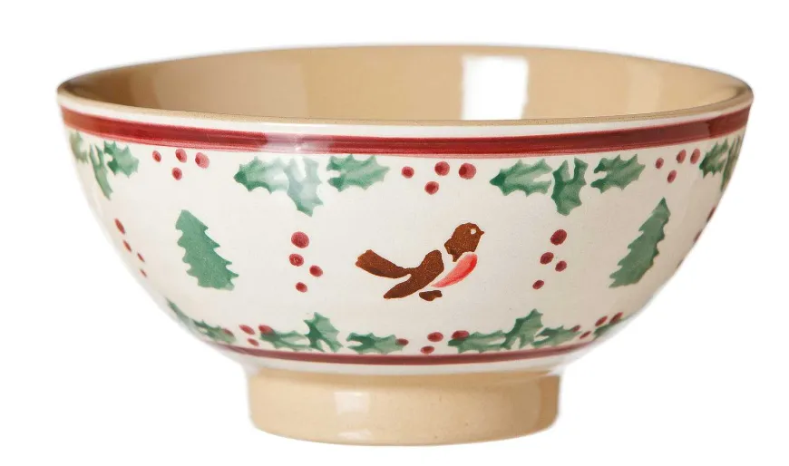 Shop Medium Bowl Winter Robin Bowls