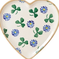 Outlet Medium Heart Plate Clover St Patrick'S Day