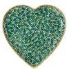 Outlet Medium Heart Plate Green Lawn Lawn