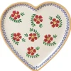 Best Medium Heart Plate Old Rose Valentine'S Day