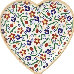 Store Medium Heart Plate Wild Flower Meadow Mother'S Day