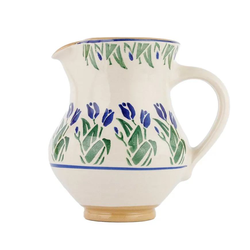 Outlet Medium Jug Blue Blooms Wedding Gifts