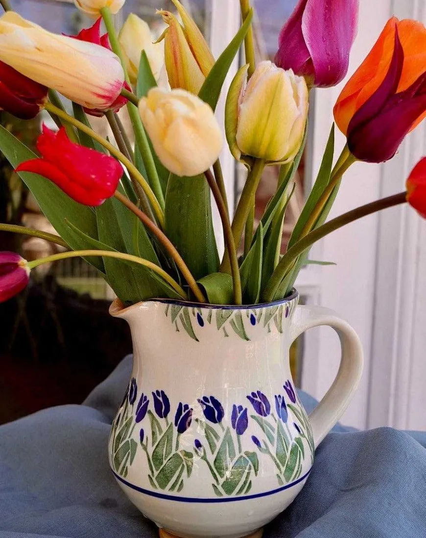 Discount Medium Jug Blue Blooms Jugs