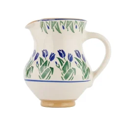 Store Medium Jug Blue Blooms Easter