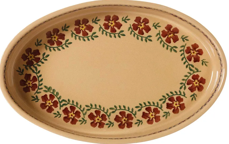 Best Medium Oval Oven Dish Old Rose Old Rose