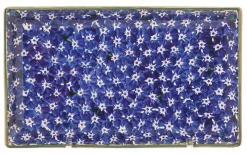Fashion Medium Rectangle Dish Lawn Dark Blue Lawn