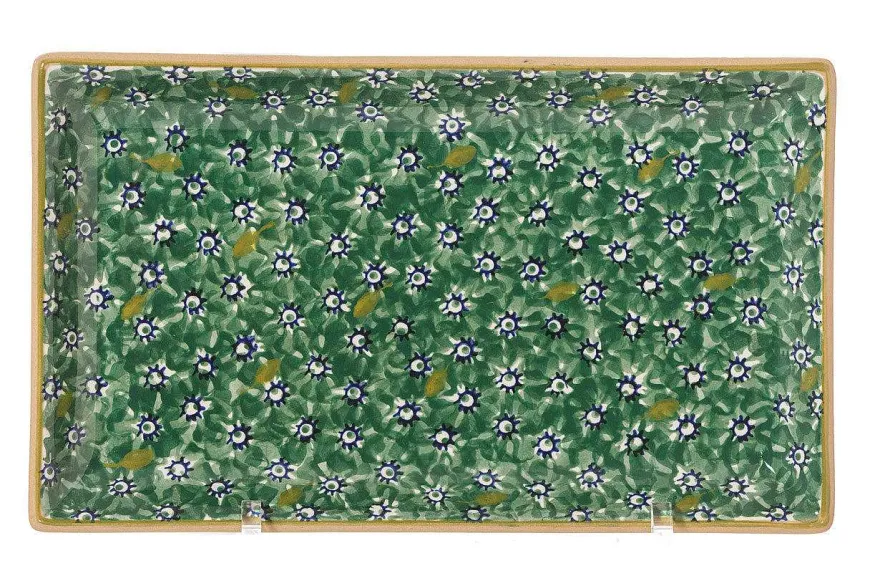 Cheap Medium Rectangle Dish Lawn Green Corporate Gifts