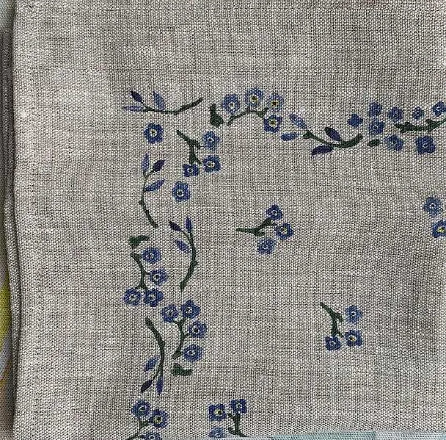 New Napkin Forget Me Not Linen Napkins