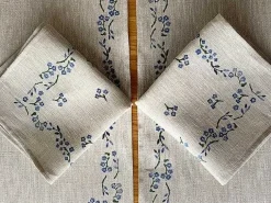 New Napkin Forget Me Not Linen Napkins