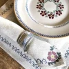 Hot Napkin Old Rose Linen Hostess Gifts