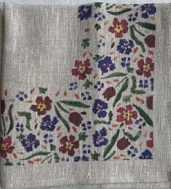 Shop Napkin Wild Flower Meadow Linen Wild Flower Meadow