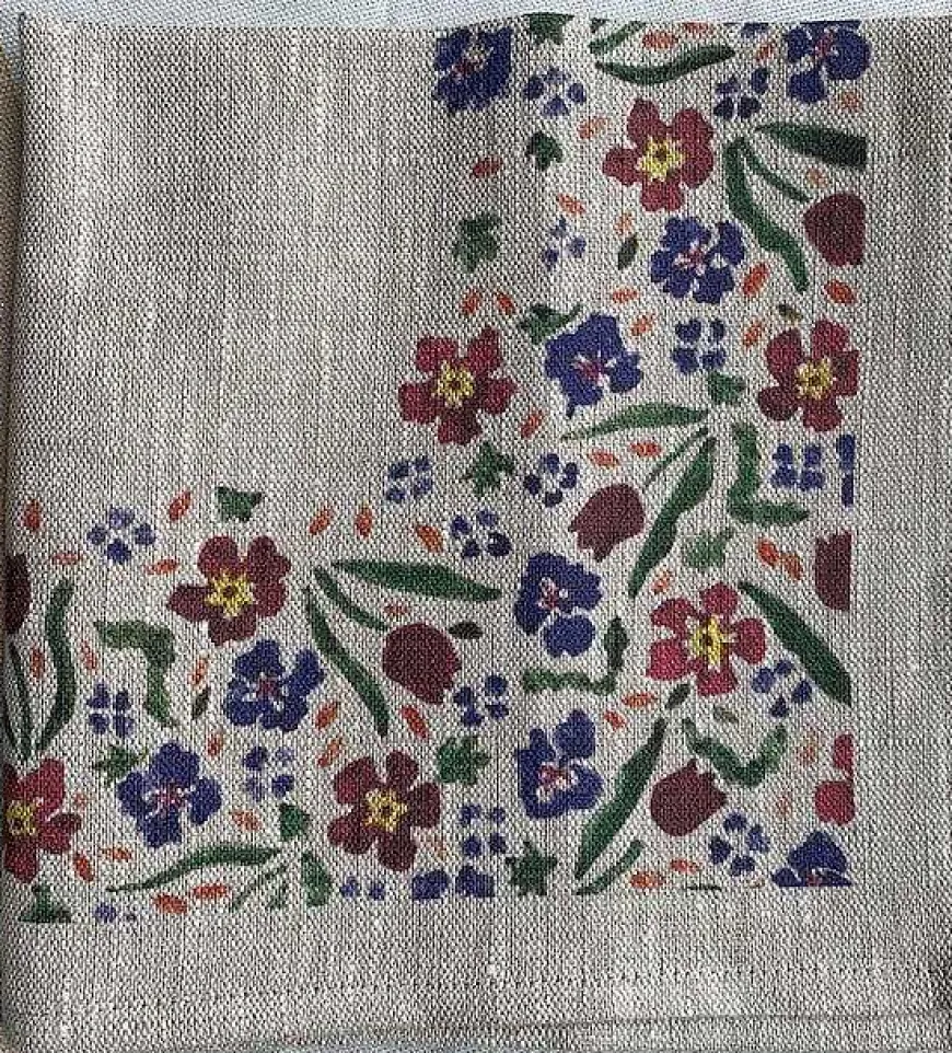 Shop Napkin Wild Flower Meadow Linen Wild Flower Meadow