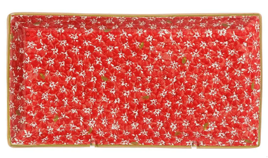 Shop Nest Of 3 Rectangle Dishes Lawn Red Corporate Gifts