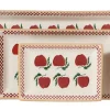 Outlet Nest Of 3 Rectangle Dishes Apple Apple