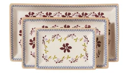 Store Nest Of 3 Rectangle Dishes Clematis Gift Sets