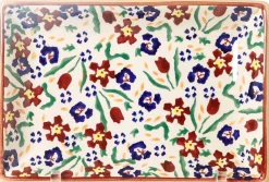 Hot Nest Of 3 Rectangle Dishes Wild Flower Meadow Wild Flower Meadow