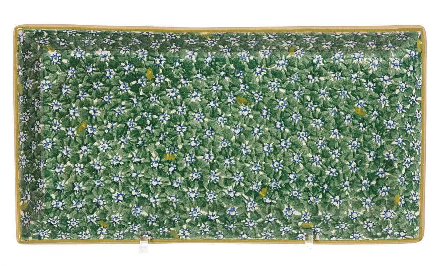 Best Sale Nest Of 3 Rectangle Dishes Lawn Green Gift Sets