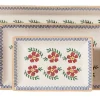 Sale Nest Of 3 Rectangle Dishes Old Rose Plates