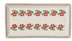 Sale Nest Of 3 Rectangle Dishes Old Rose Plates