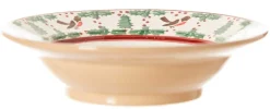 Sale Pasta Bowl Winter Robin Bowls