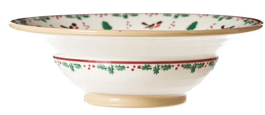 Sale Pasta Server Winter Robin Bowls