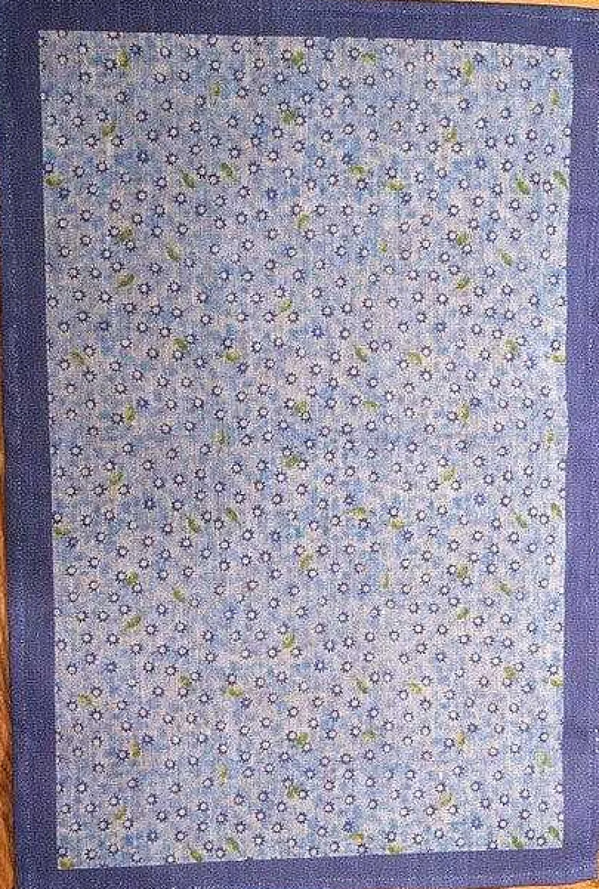 Best Sale Placemat Light Blue Lawn Linen House Warming Gifts