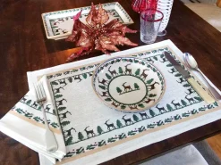 Cheap Placemat Reindeer Linen House Warming Gifts