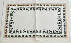 Best Placemat Reindeer Linen Reindeer