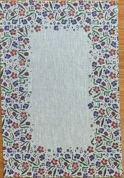 Sale Placemat Wild Flower Meadow Linen Easter