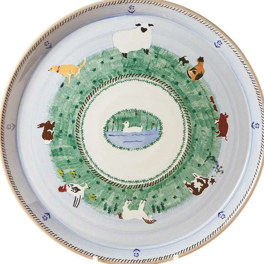 Cheap Presentation Platter Assorted Animals Landscapes