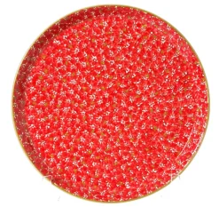 Discount Presentation Platter Lawn Red Christmas