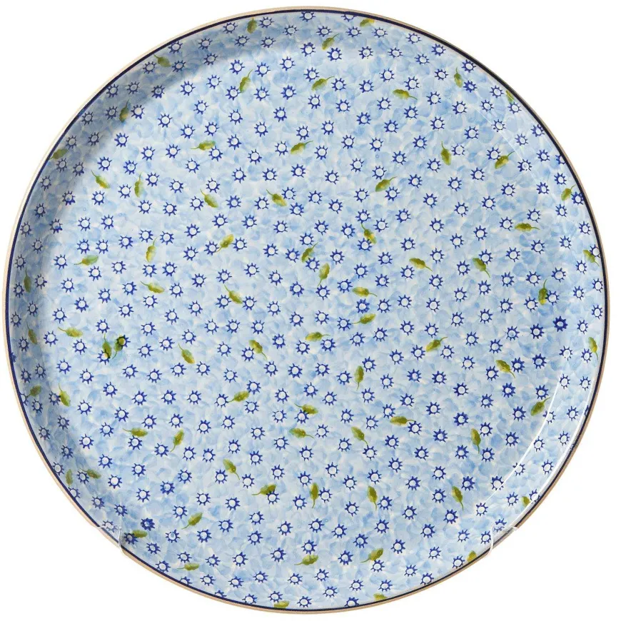 Fashion Presentation Platter Lawn Light Blue Lawn