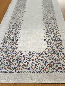 Fashion Runner Wild Flower Meadow Linen Runners