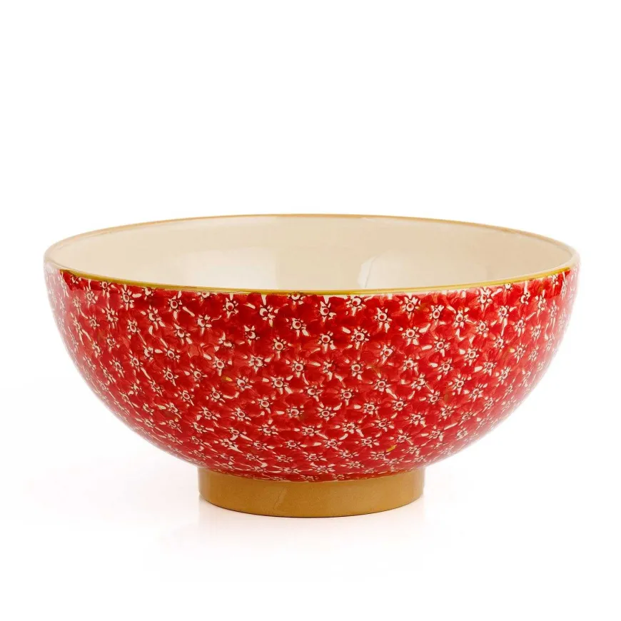 Online Salad Bowl Red Lawn Wedding Gifts