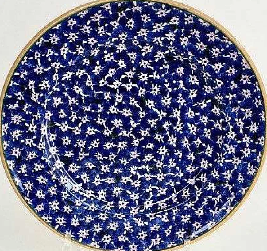 Online Serving Plate Dark Blue Lawn Easter