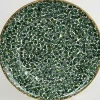 Fashion Serving Plate Green Lawn Mother'S Day